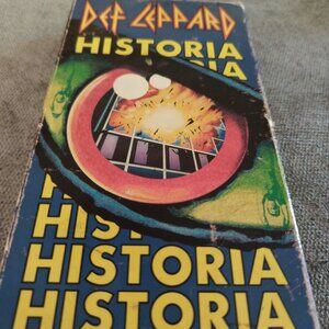 DEF LEPPARD HISTORIA VIDEOS VHS TAPE